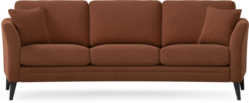 Eden - 3-sits soffa svängd - Orange