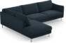 Madison - 3-sits soffa med divan vänster - Blå