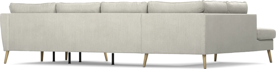 County - 3-sits soffa med divan vänster och schäslong höger - Grå