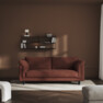 Cherrie - 2,5-sits soffa, hel dyna, fast klädsel - Orange
