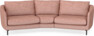Madison - 3-sits soffa svängd, 90 cm - Röd
