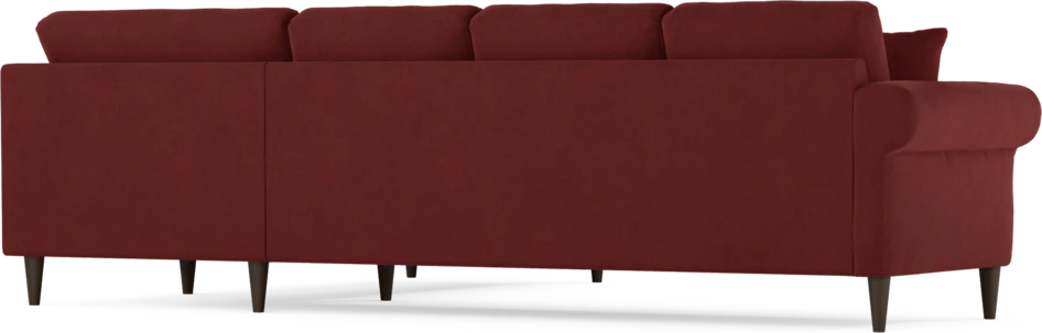 Eden - Hörnsoffa, 3+2-sits - Röd