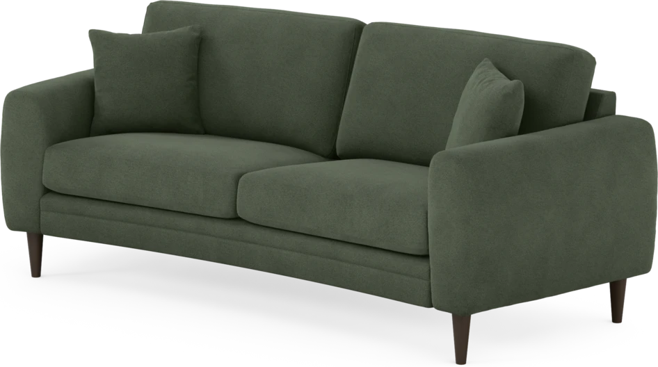 Eden - 2,5-sits soffa svängd - Grön