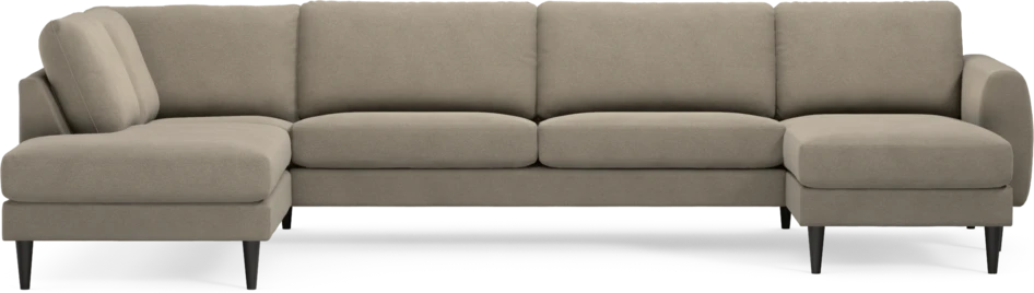 Bridge - 3-sits soffa med divan vänster och schäslong höger - Beige