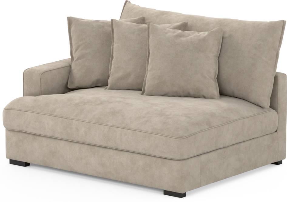 Rossi - 2-sits med armstöd vänster - Beige