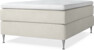 Delux Exclusive - Kontinentalsäng, enkelsäng 140 cm med bäddmadrass - Beige