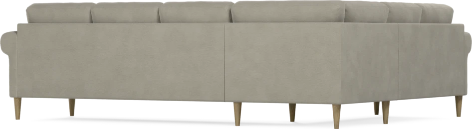 Eden - Hörnsoffa, 2+3-sits - Brun