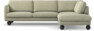 Madison Lux - 3-sits soffa med divan höger - Grön