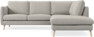 Madison - 2-sits soffa med divan höger - Grå
