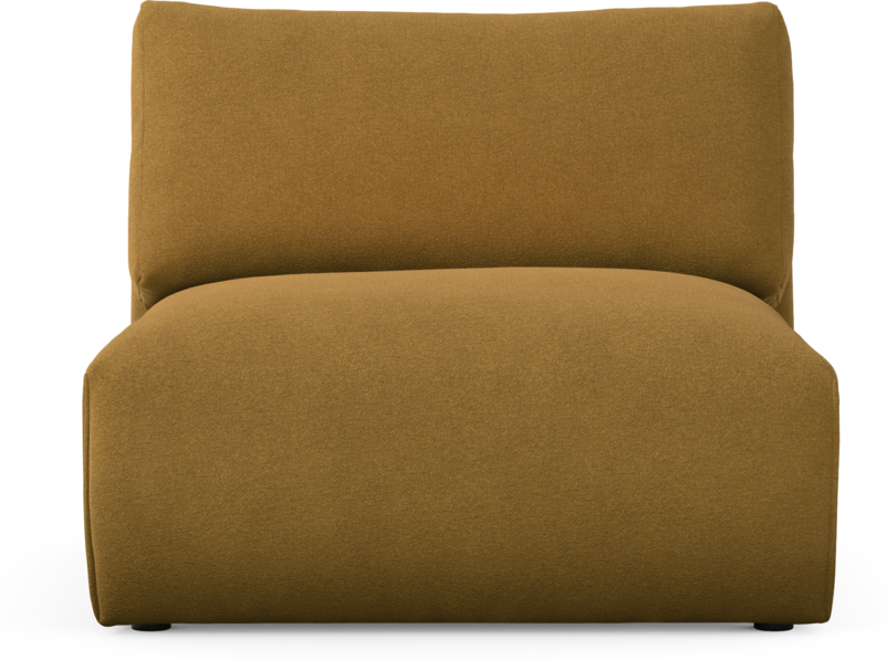 Free - 1,5-sits utan armstöd - Gul