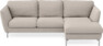 Madison Lux - 2-sits soffa med schäslong höger - Beige