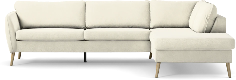 County - 2,5-sits soffa med divan höger - Vit