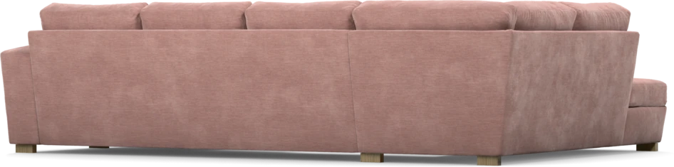 Friday - 3-sits soffa med divan vänster och schäslong höger - Rosa