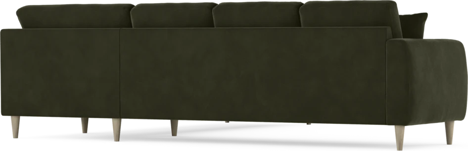 Eden - Hörnsoffa, 3+3-sits - Grön