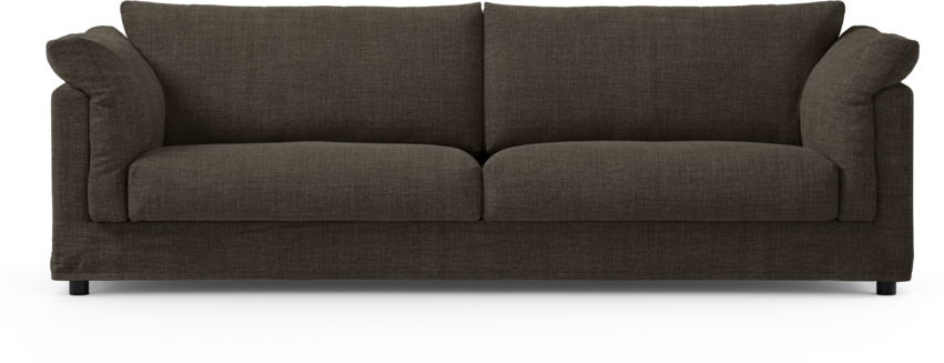 Cherrie - 4-sits soffa med kappa - Brun