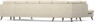 Eden - 3-sits soffa med divan vänster och schäslong höger - Beige