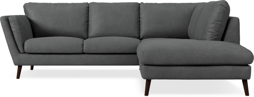 Madison Lux - 2-sits soffa med divan höger - Grå