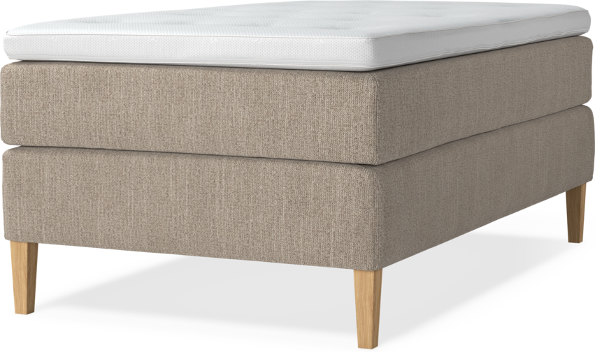 Delux Exclusive - Kontinentalsäng, enkelsäng 120 cm med bäddmadrass