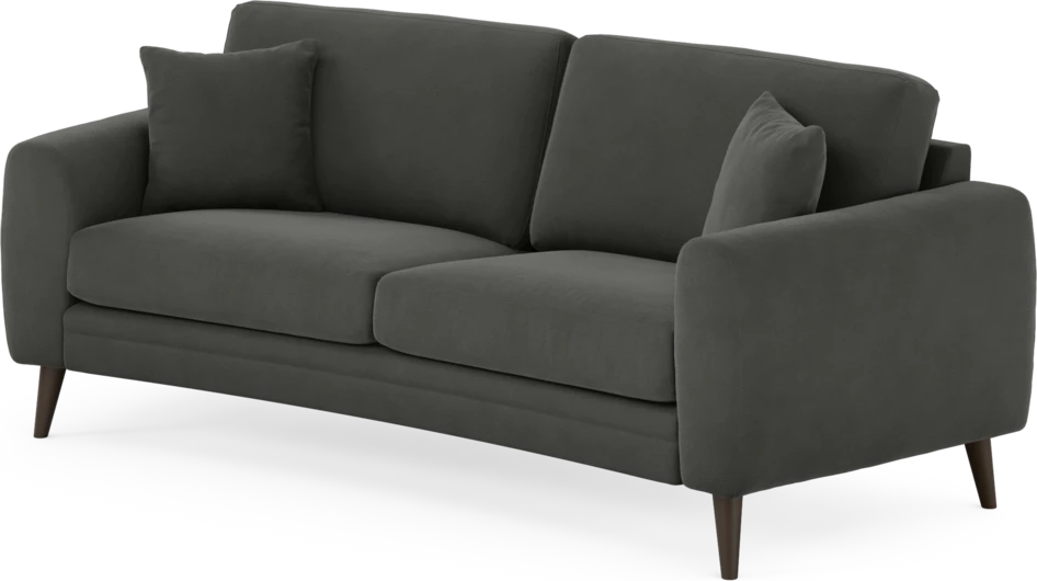 Eden - 2,5-sits soffa svängd - Grå