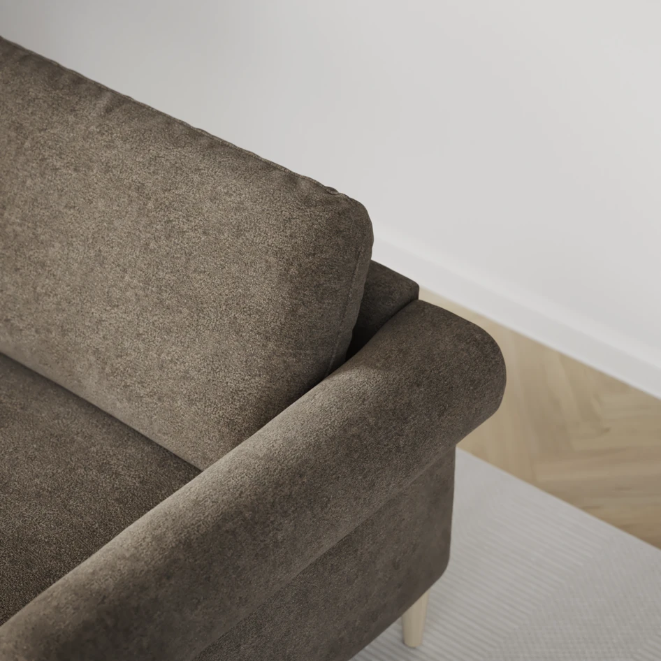 Bridge - 3-sits soffa - Brun