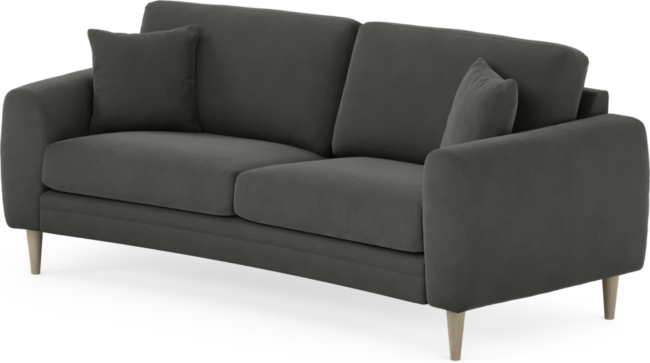 Eden - 2,5-sits soffa svängd - Grå