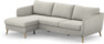 County - 3-sits soffa med flyttbar schäslong - Grå