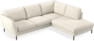 Madison - 2-sits soffa med divan höger - Vit