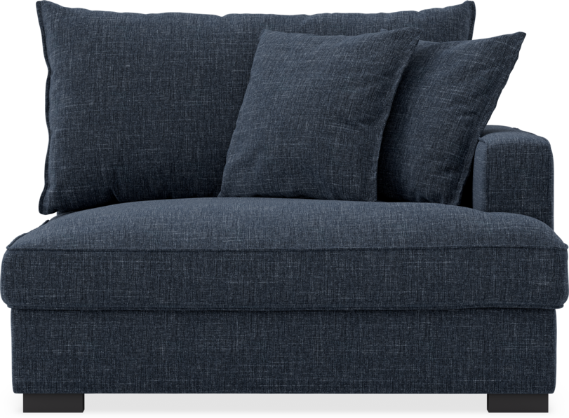 Rossi - 1,5-sits med armstöd höger - Blå