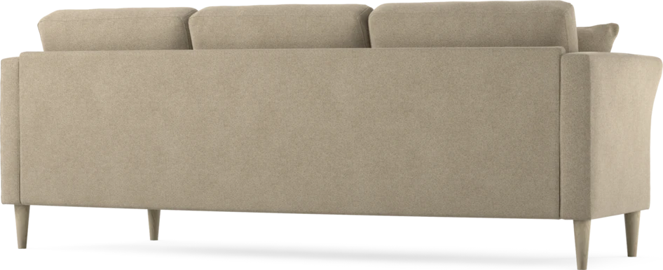 Eden - 3-sits soffa svängd - Beige