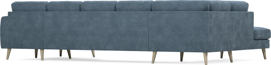 Eden - 3-sits soffa med divan vänster och schäslong höger - Blå