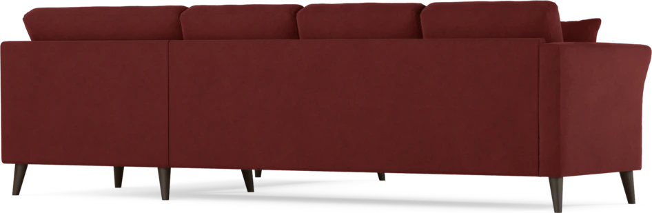 Eden - Hörnsoffa, 3+2-sits - Röd