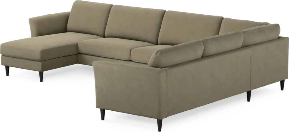 Bridge - Hörnsoffa, 3+2-sits med schäslong vänster - Beige