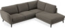 Madison - 2-sits soffa med divan höger - Brun
