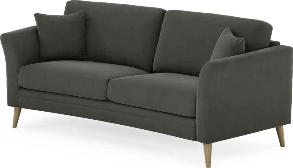 Eden - 2,5-sits soffa svängd - Grå