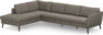 County - 3-sits soffa med divan vänster - Brun