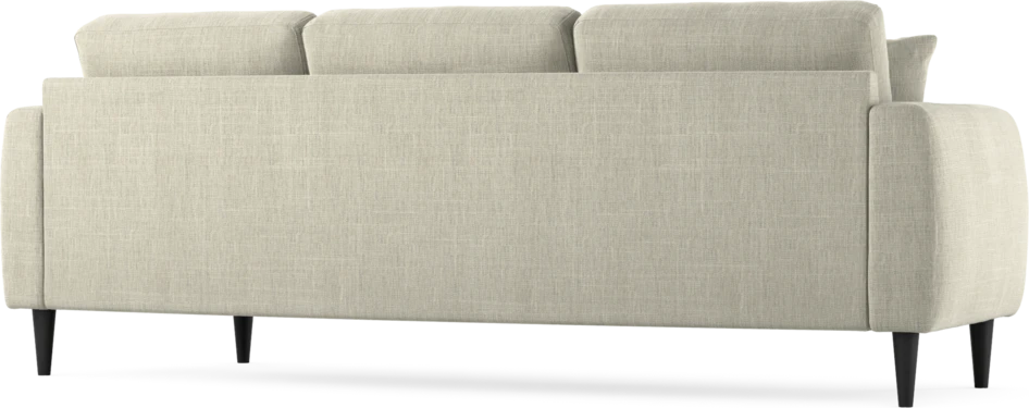 Eden - 3-sits soffa svängd - Beige