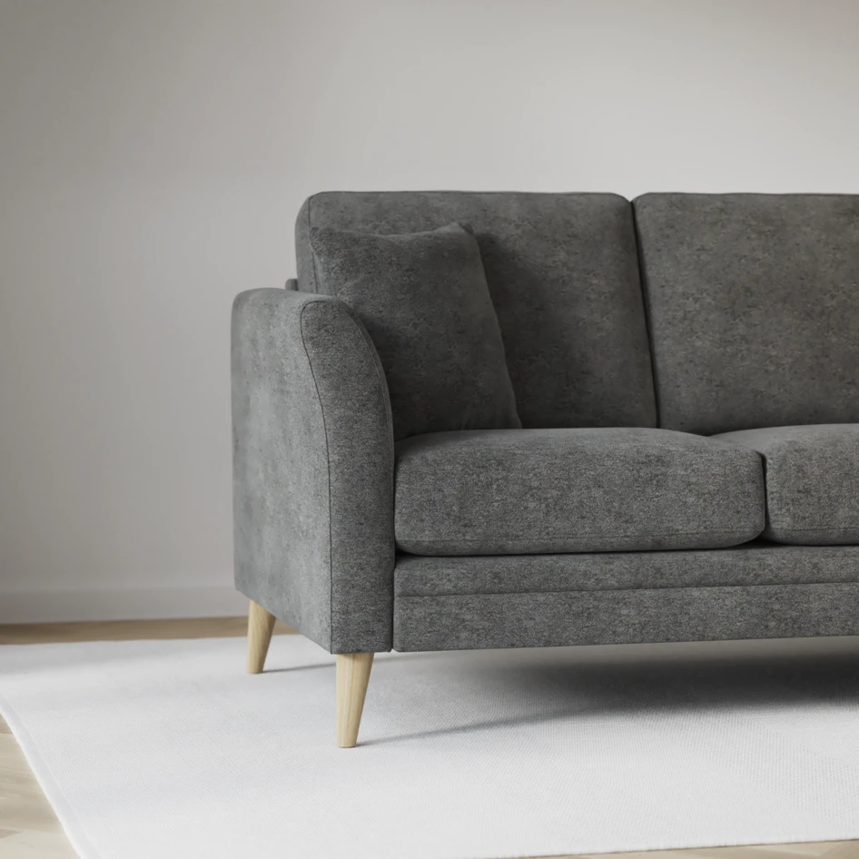 Eden - 2,5-sits soffa svängd - Grå