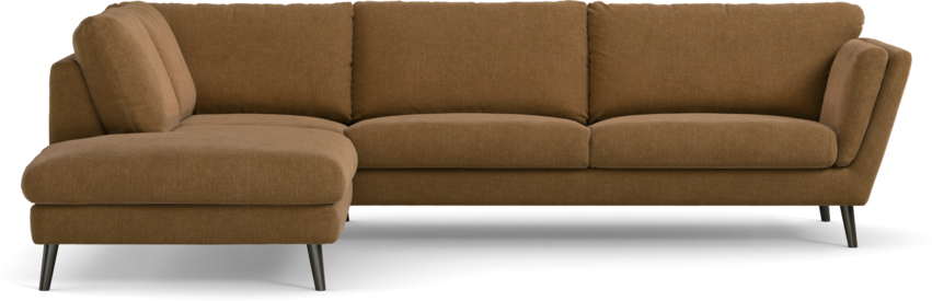 Madison Lux - 3-sits soffa med divan vänster - Brun