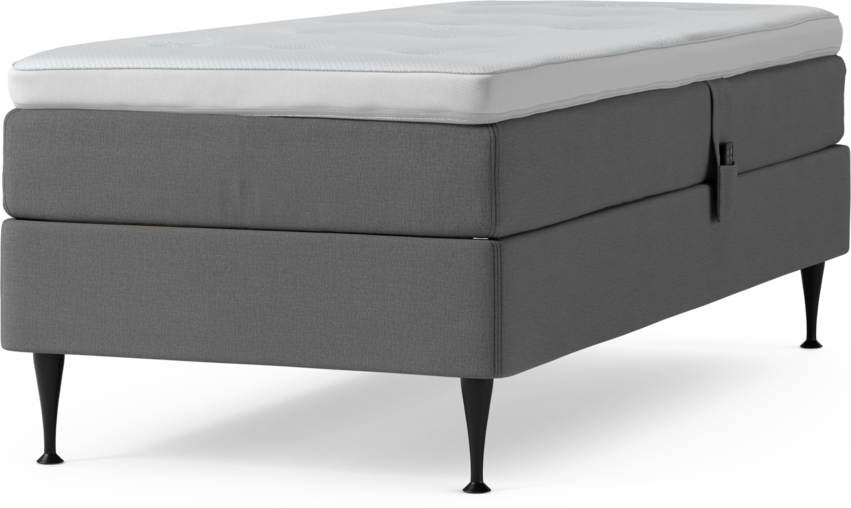 Delux Sense - Ställbar säng, enkelsäng med bäddmadrass och sängben