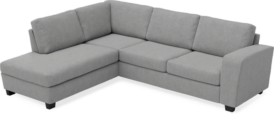 Friday - 2,5-sits soffa med divan vänster - Grå