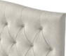 Delux Välvd - Sänggavel, 90-210 cm - Beige