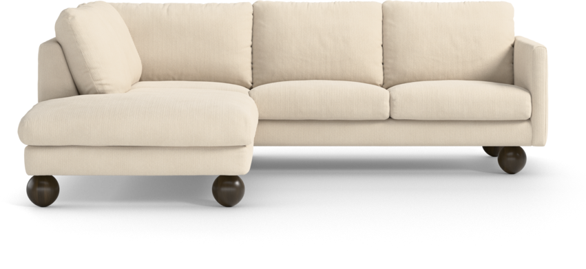 Madison Lux - 2-sits soffa med divan vänster - Beige
