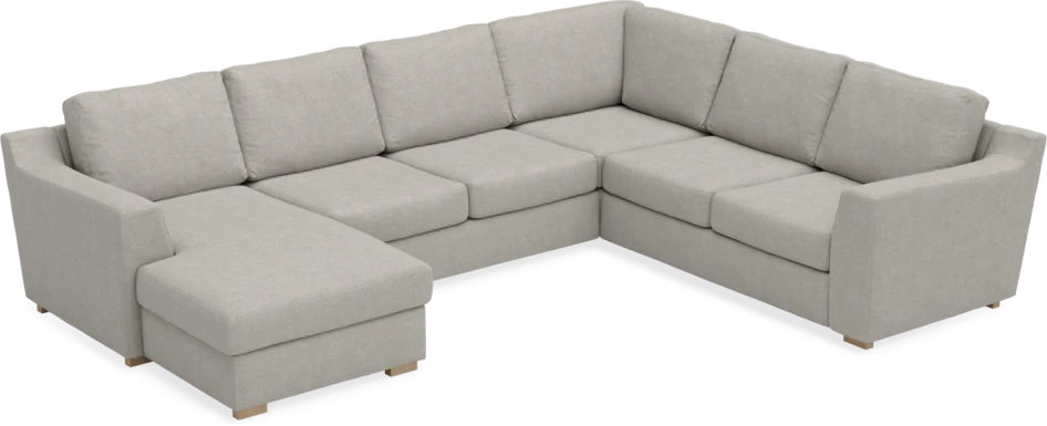 Friday - Hörnsoffa, 3+2-sits med schäslong vänster - Beige