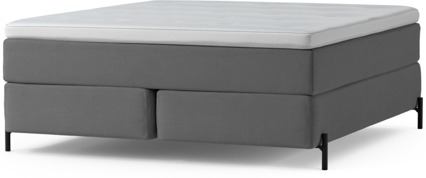 Delux Exclusive - Kontinentalsäng, dubbelsäng med bäddmadrass och sängben