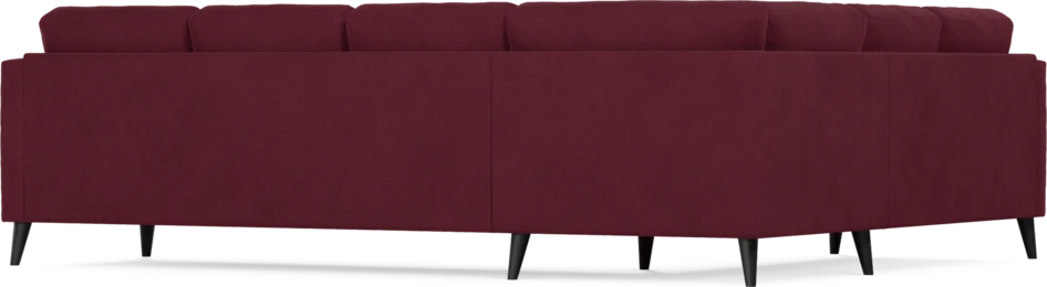 Eden - Hörnsoffa, 2+3-sits - Röd