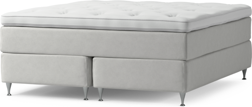 Delux Dream - Kontinentalsäng, dubbelsäng med bäddmadrass och sängben