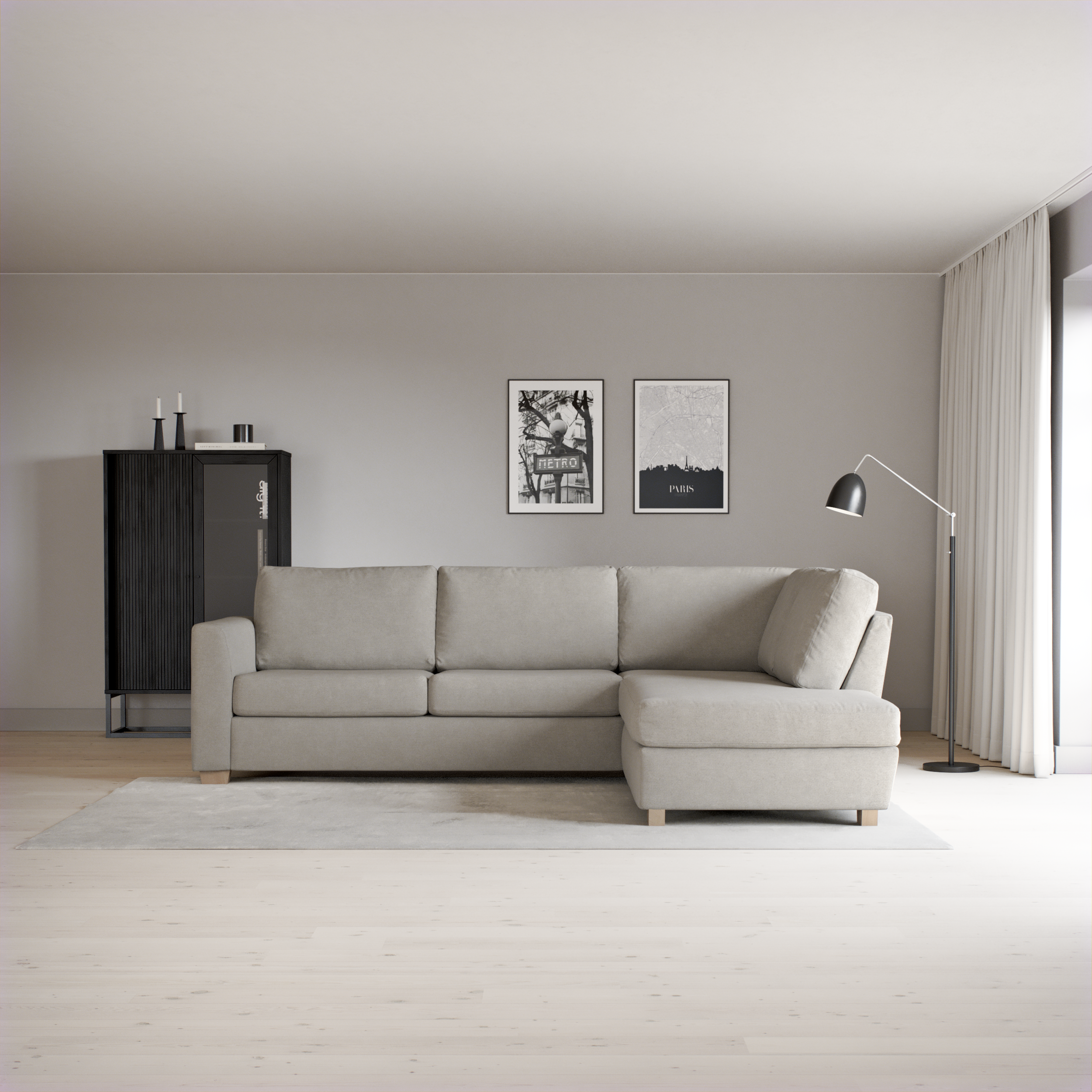 Friday - 2,5-sits soffa med divan höger - inspiration