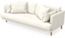 Harper - 3-sits soffa, hel dyna - Vit