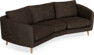 Madison - 3-sits soffa svängd, 70 cm - Brun