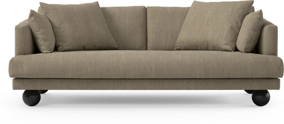 Harper - 3-sits soffa, hel dyna - Beige